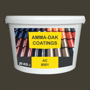 Oud gekleurd dakpannen coating AC 8051 - Amma Dakcoating