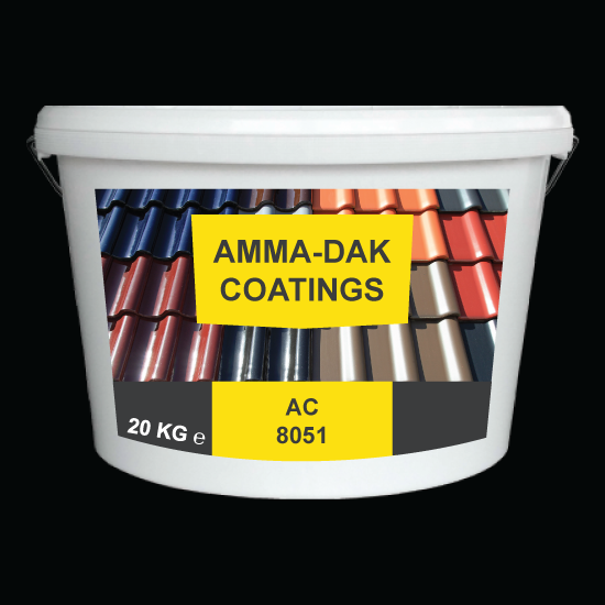 Zwart Dakpannen coating AC 8051 - Amma Dakcoating