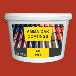 Klassiek Rood dakpannen coating AC 8051 - Amma Dakcoating