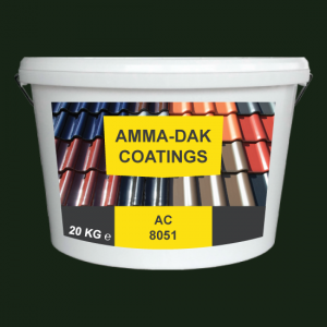 Smaragd groen dakpannen coating AC 8051 - Amma Dakcoating